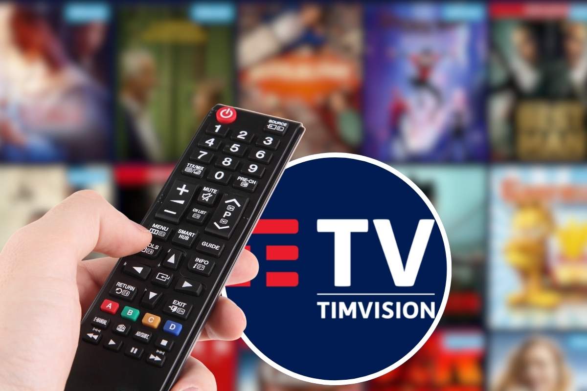 telecomando, logo timvision